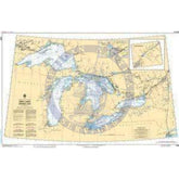 CHS Nautical Chart 2400: Great Lakes/Grands Lacs